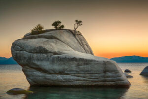 Bonsai Rock Lake Tahoe