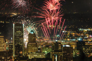 New Year's Eve in Portland, Oregon